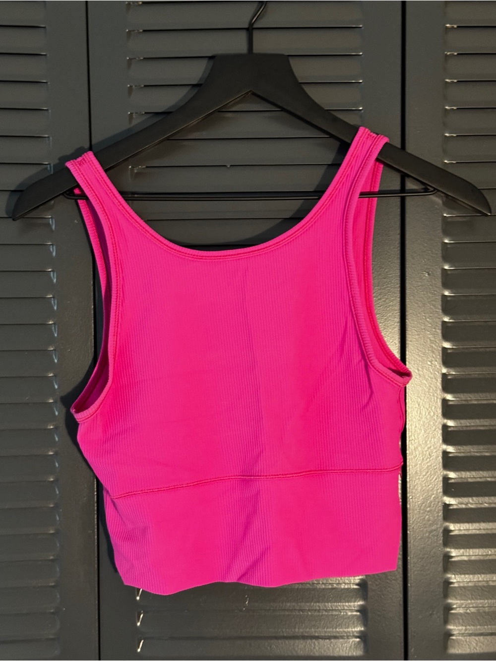 Power Pivot Lululemon Ribbed Hot Pink Tank